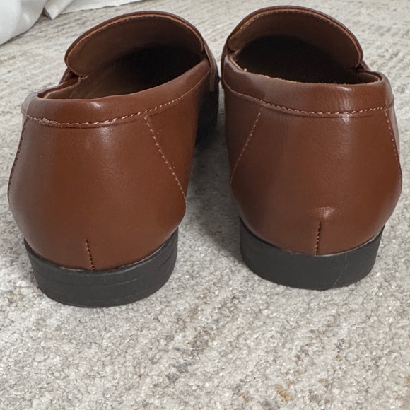 Kensie- Brown Leather Loafers - Picture 7 of 7